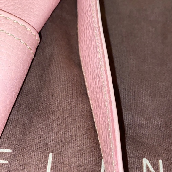 CELINE Leather PARIS MACADAM Logo plate Top Handle Shoulder Bag PREOWNED - Picture 16 of 16